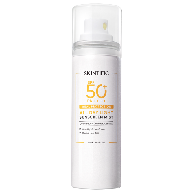 Skintific All Day Light Sunscreen Mist Spf50 120ml