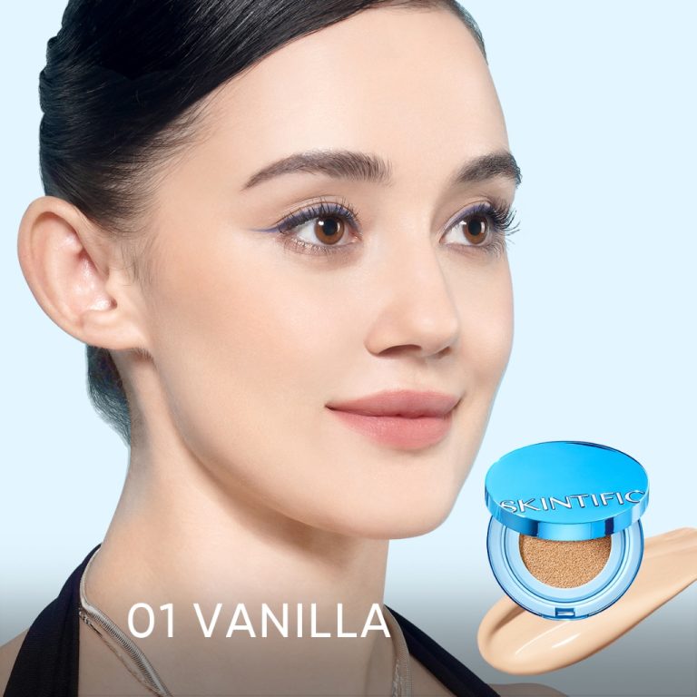 Skintific Perfect stay velvet matte cushion 01 Vanilla