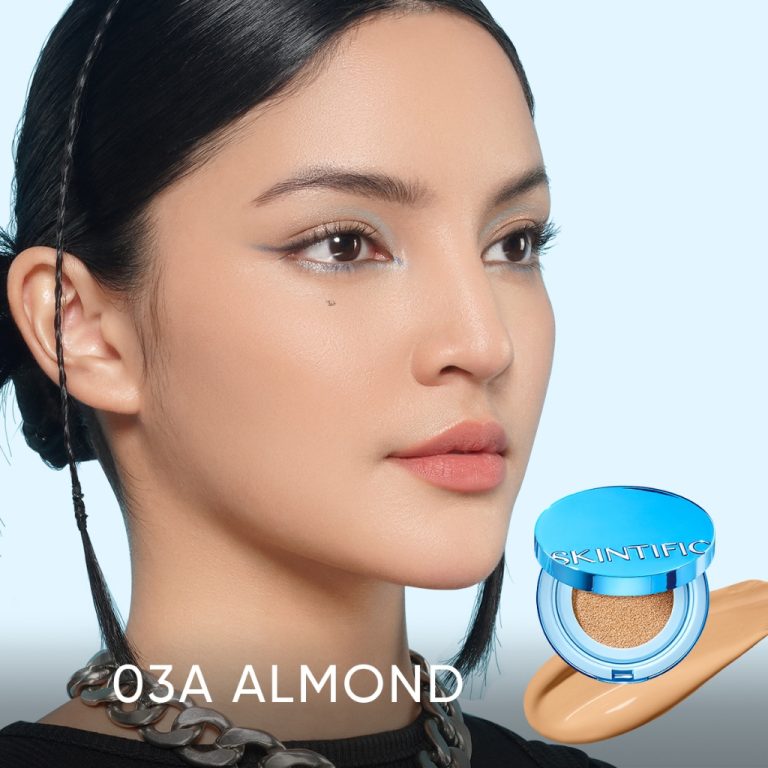 Skintific Perfect stay velvet matte cushion 03a Almond