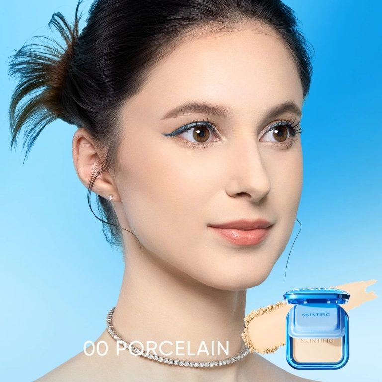 Skintific Ultra Cover Powder Foundation 00 Porcelain