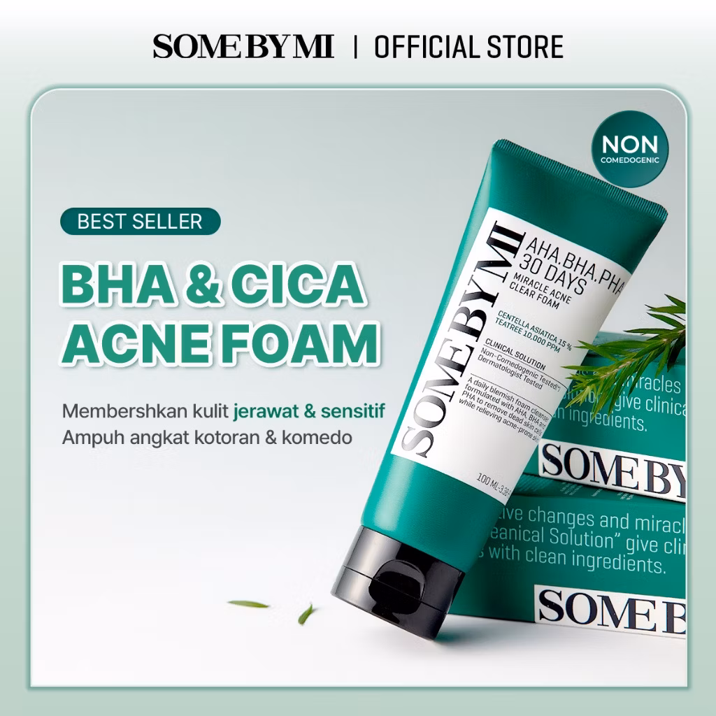 SOME BY MI AHA-BHA-PHA 30 DAYS MIRACLE ACNE CLEAR FOAM 100ml
