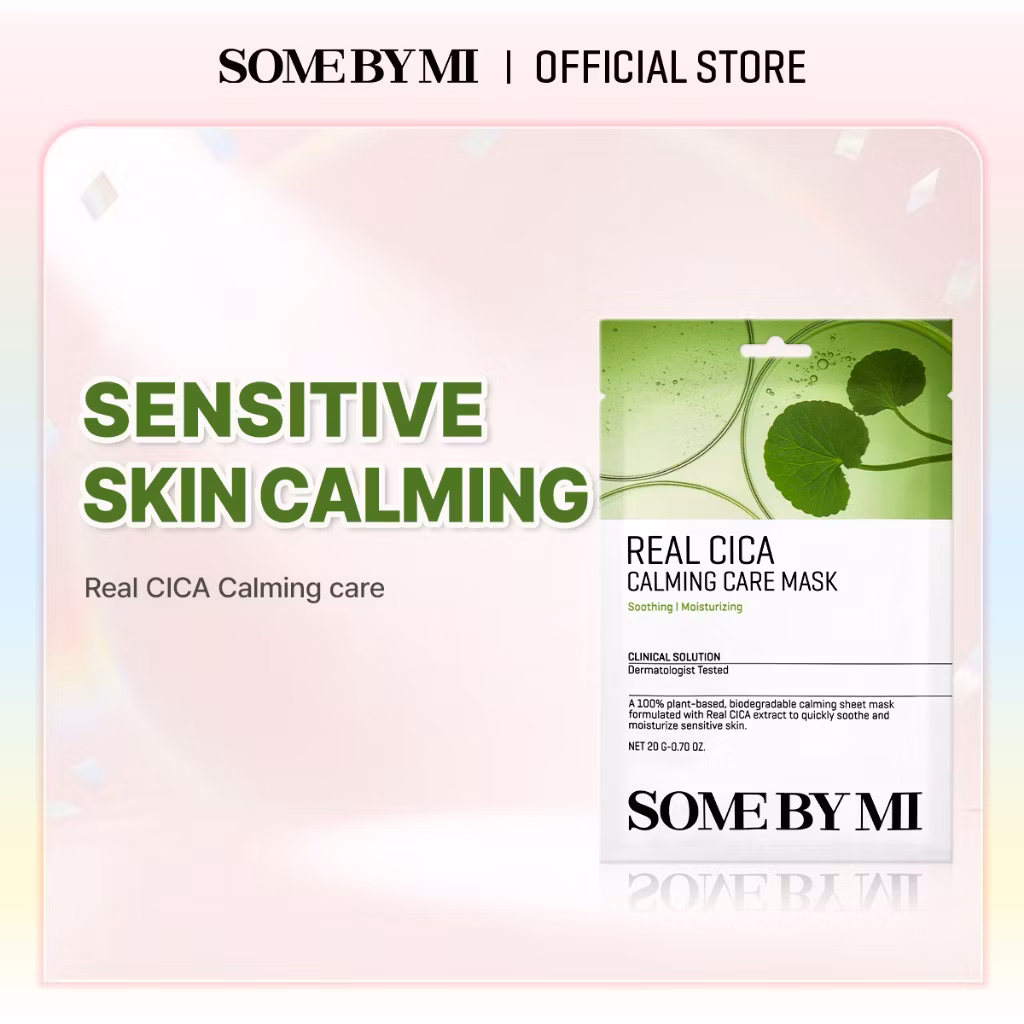 SOME BY MI REAL CICA CALMING CARE MASK (10 Sheets in 1 Pack)