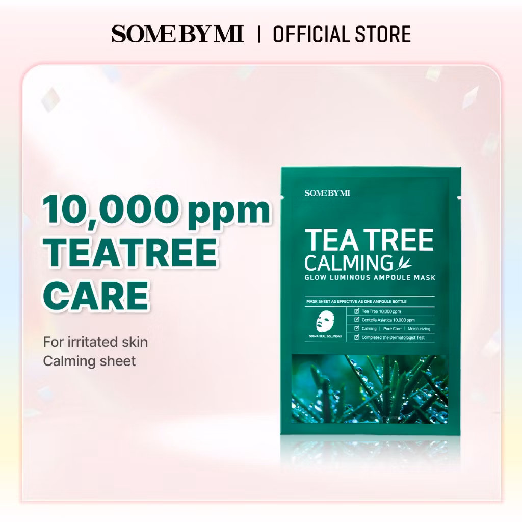 Some By Mi Tea Tree Calming Glow Luminous Ampoule Mask