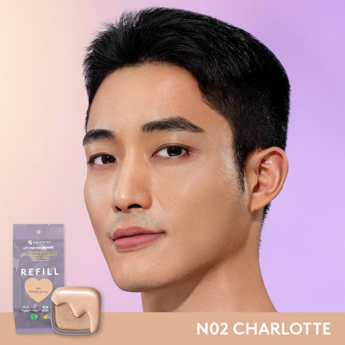 Refill Somethinc Copy Paste Breathable Mesh Cushion SPF 33PA+++ N02 Charlotte