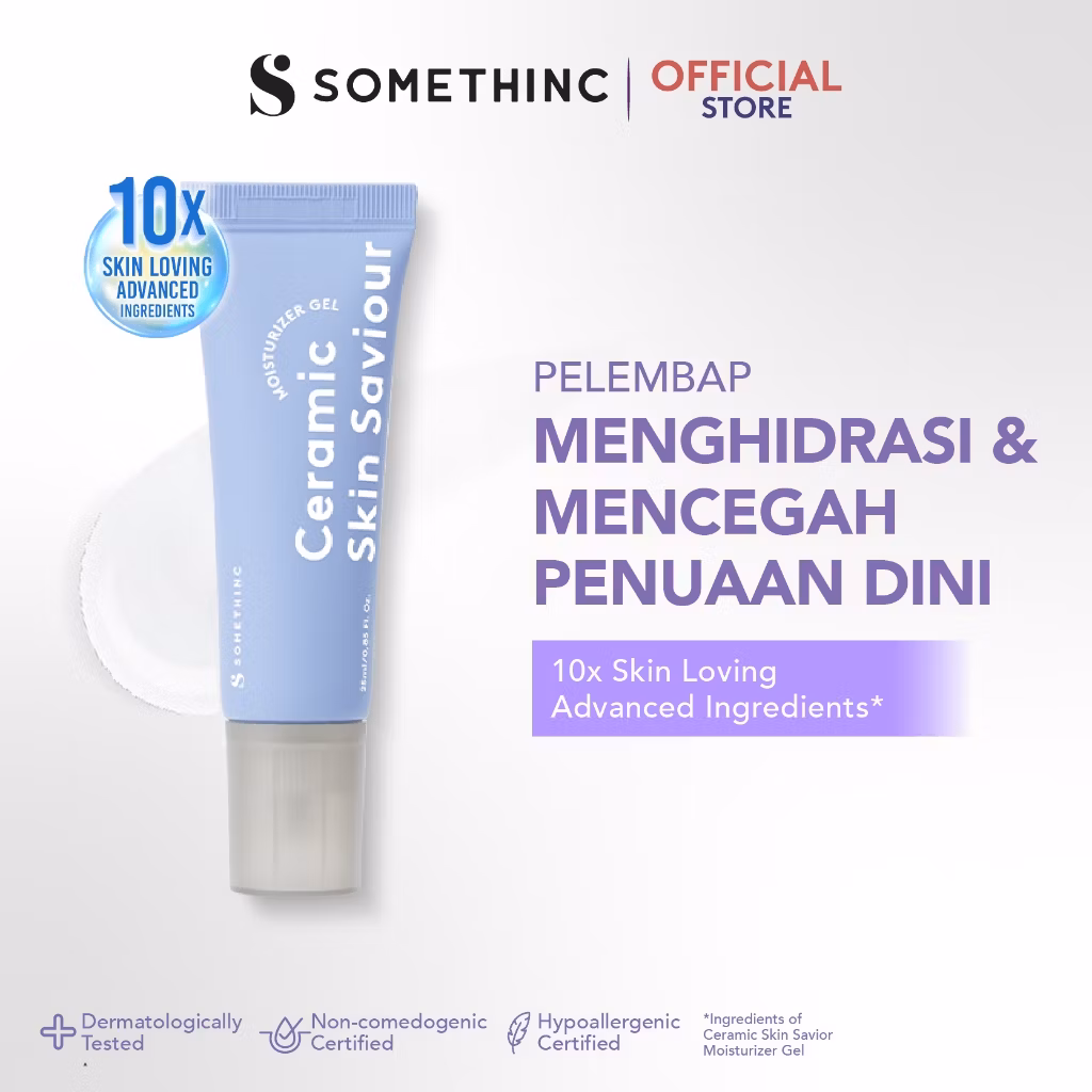 SOMETHINC Ceramic Skin Saviour Moisturizer Gel 25gr