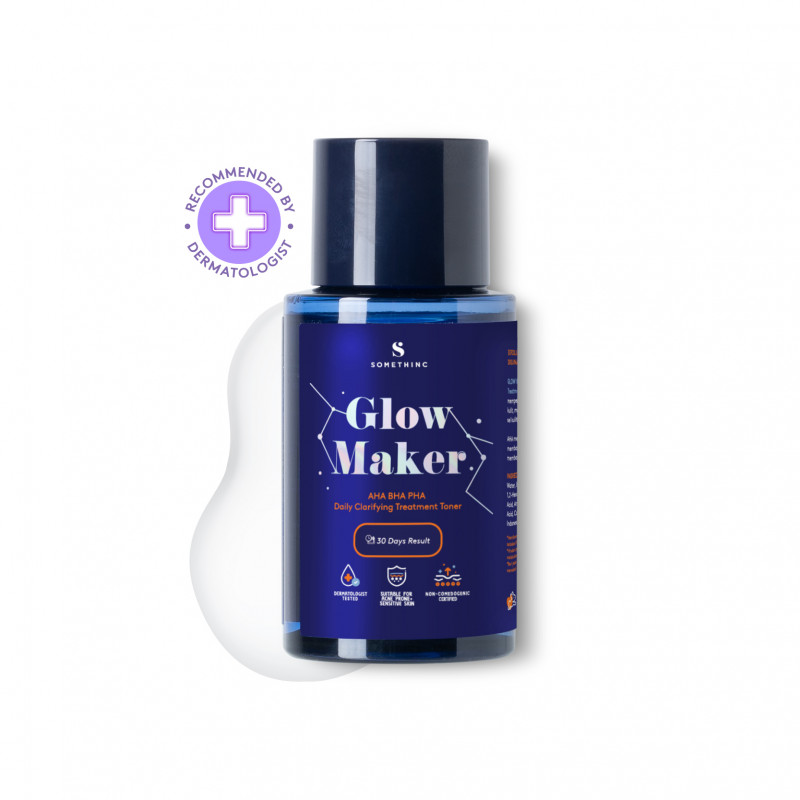 SOMETHINC Glow Maker AHA BHA PHA Clarifying Treatment Toner 40ml