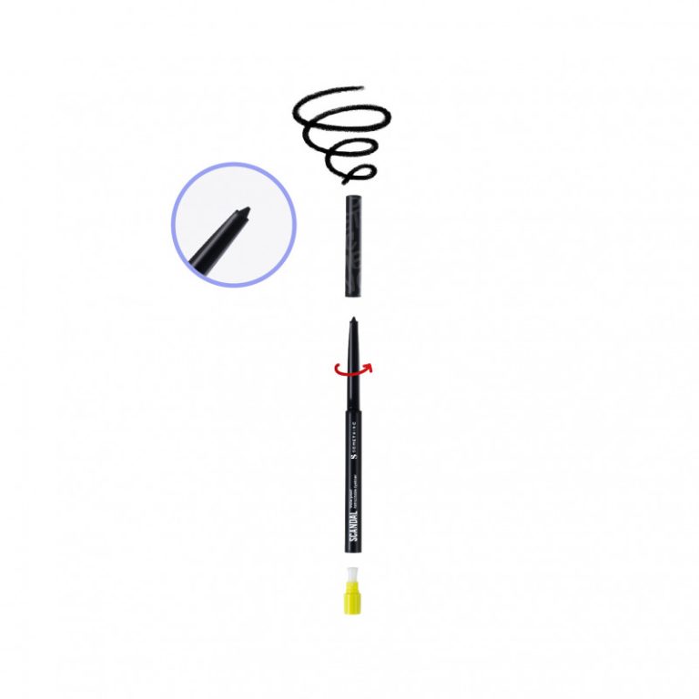 Somethinc Scandal Waterproof Retractable Eyeliner Jet Black