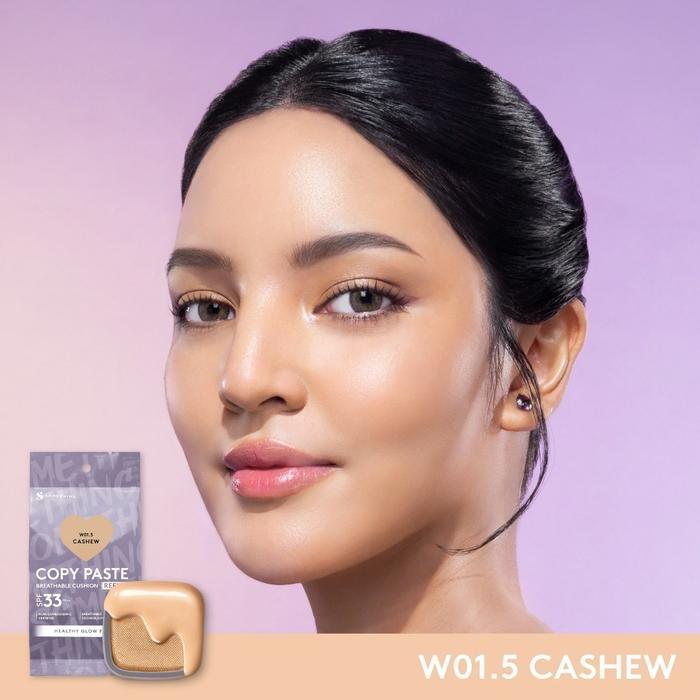 Refill Somethinc Copy Paste Breathable Mesh Cushion SPF 33PA+++ w01.5 Cashew