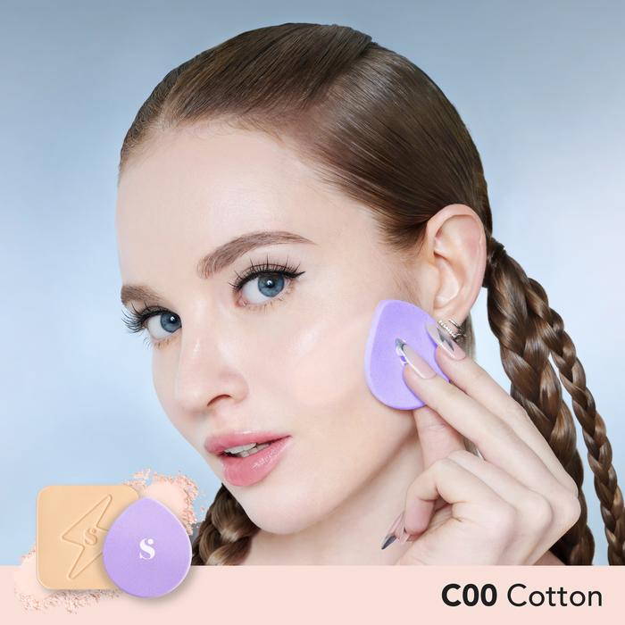 Somethinc Refil Powder Foundation Copy Paste C00 Cotton