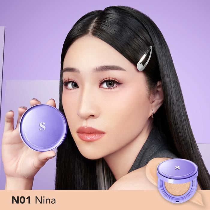 Somethinc Coverblur Pro Filter Breathable Cushion SPF 40PA++++ N01 Nina
