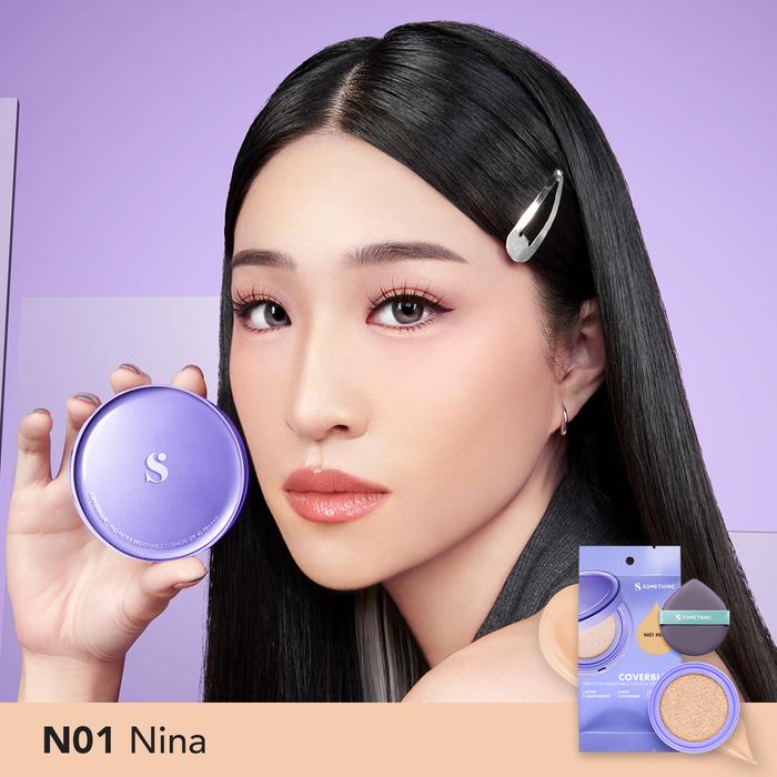 REFILL Somethinc Coverblur Pro Filter Breathable Cushion SPF 40PA++++ N01 NINA
