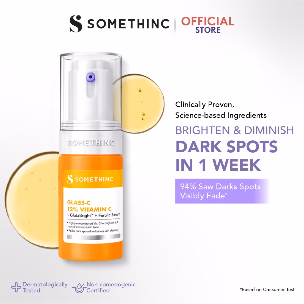 Somethinc Glass-C 12% Vitamin C + GlutaBright + Ferulic Serum 20ml