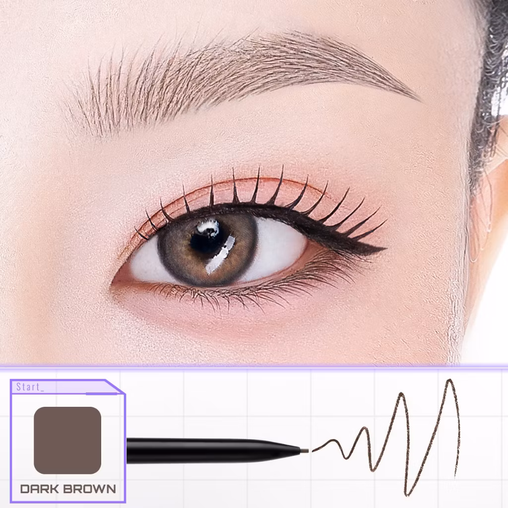 Somethinc Microslim 4D Eyebrow Pencil Dark Brown