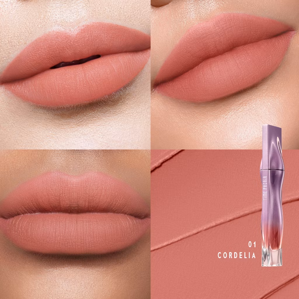 Time Phoria Nebula Velvet Lip Cream Cordelia 01