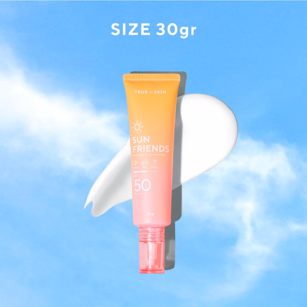 True To Skin Sun Friends Soothing Sunscreen Gel SPF 50 PA+++ 30ML