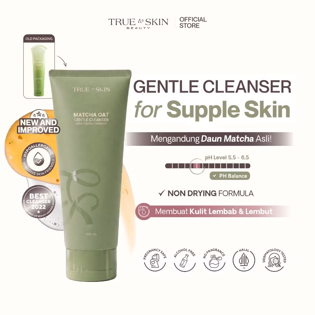 True to Skin Matcha Oat Gentle Cleanser