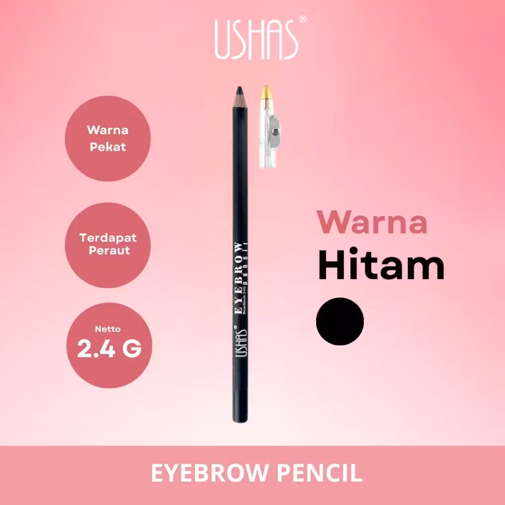 Ushas Eyebrow Pencil Black