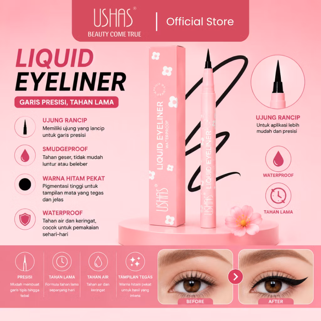 Ushas Liquid Eyeliner