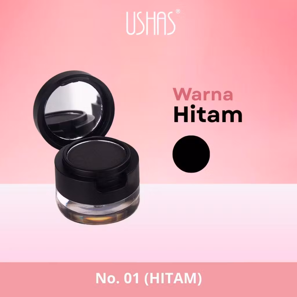 Ushas Eyebrow Gel 2in1 No1. Black