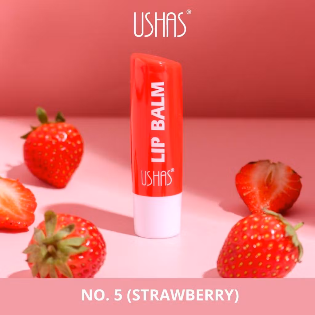 Ushas Lip Balm 05 Strawberry