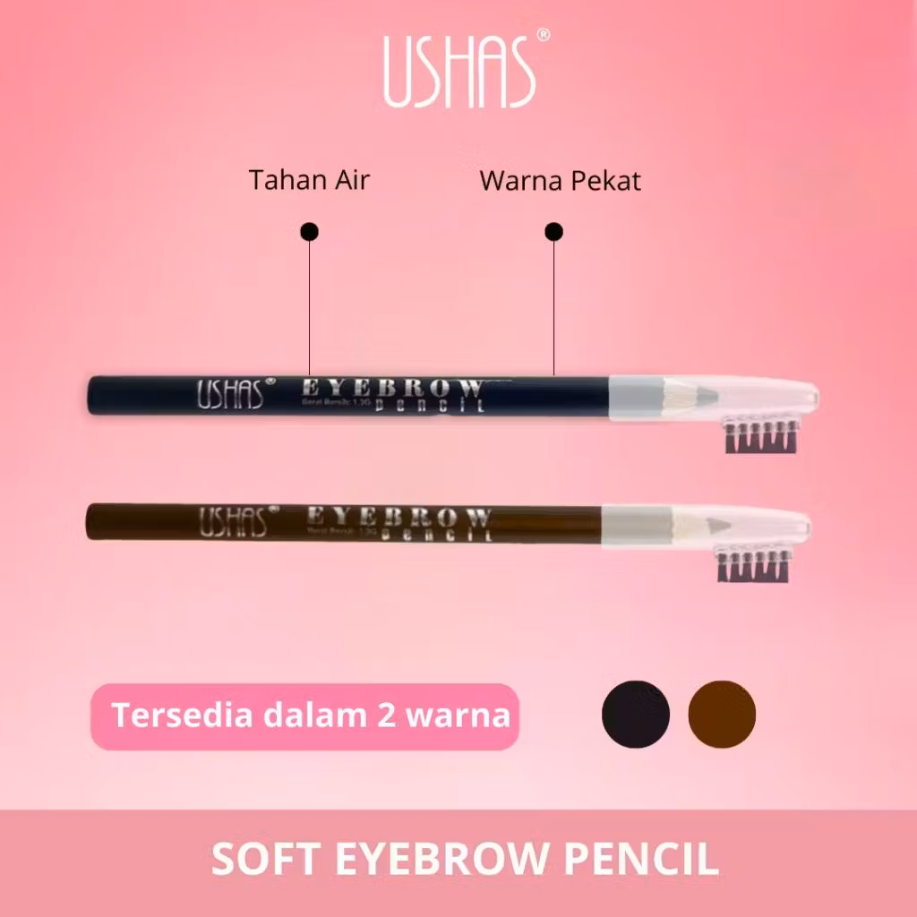 Ushas Eyebrow Pencil Brown 1.3gr