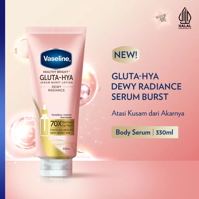 Vaseline Gluta Hya Burst Lotion Pink 330ml