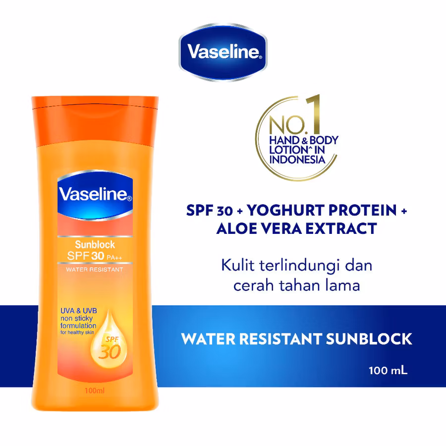 Vaseline Sunblock Spf30 100ml