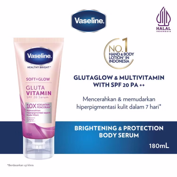 Vaseline GH Serum Burst Lotion Flawless Bright 4x3x200ml