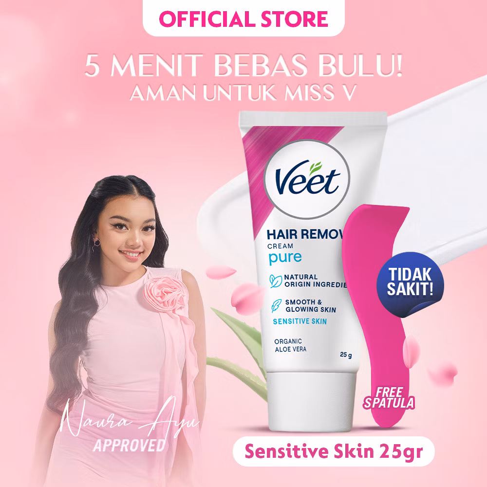 Veet Hair Removal Cream Pure Sensitive Skin 25gr