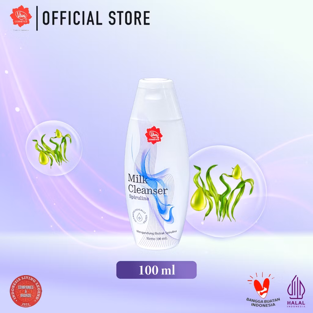Viva Milk Cleanser Spirulina 100ml