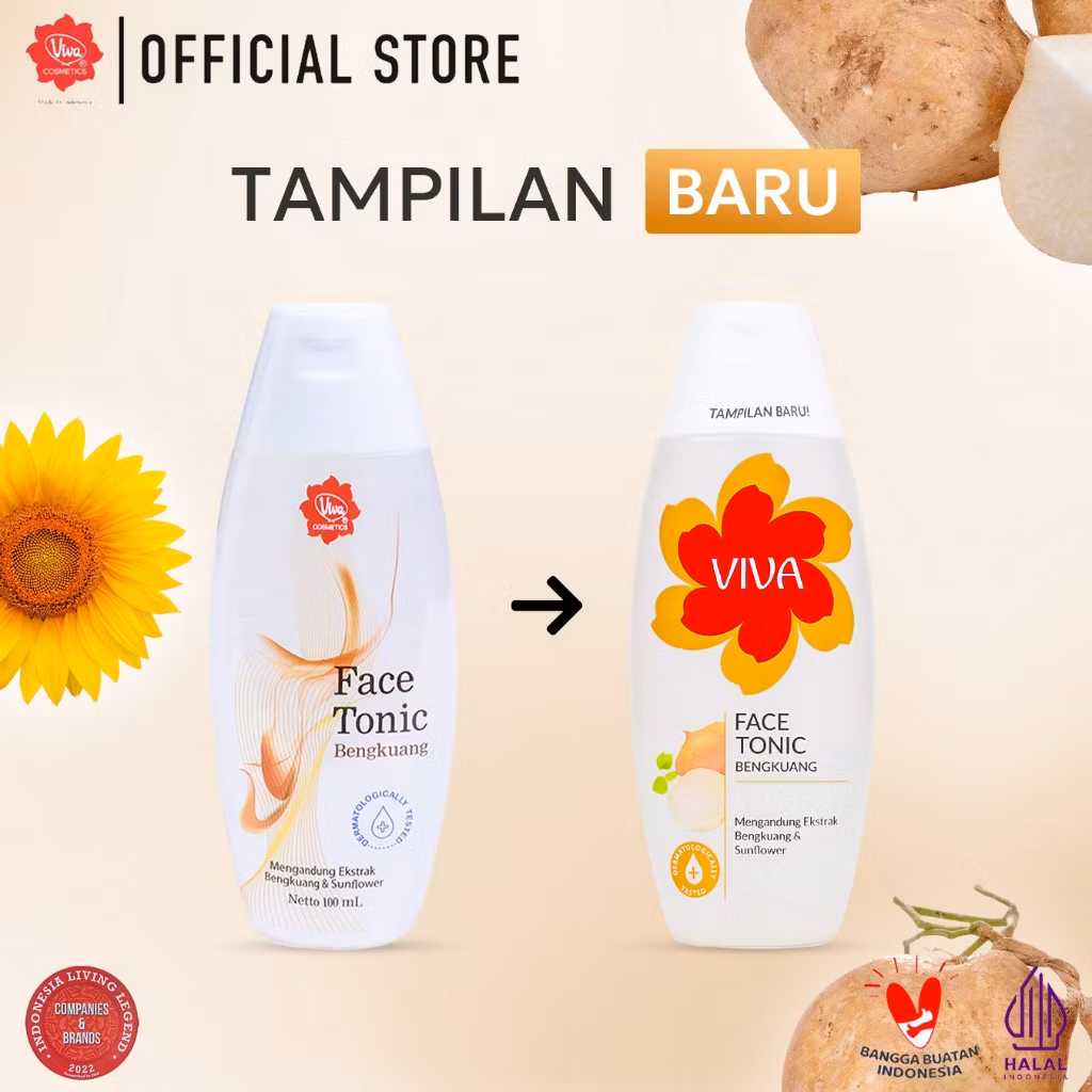 Viva Face Tonic Bengkuang New Zt 100ml