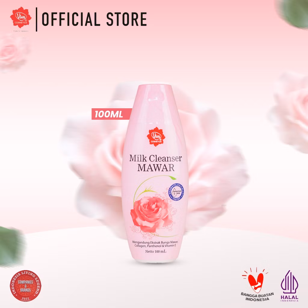 Viva Milk Cleanser Mawar 100ml