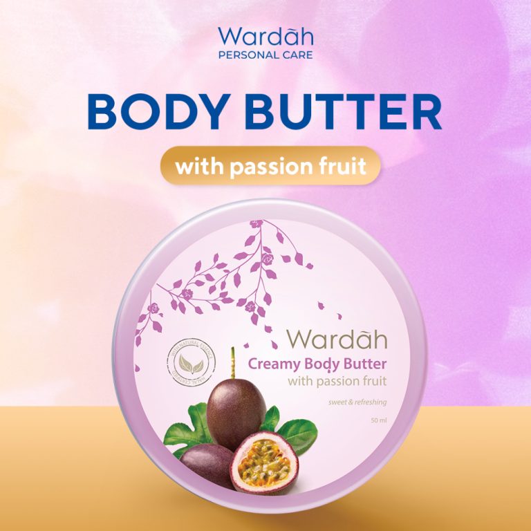 Wardah Creamy Body Butter with passion fruit 50 ml