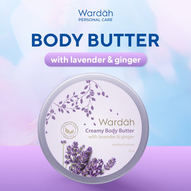 Wardah Creamy Body Butter with lavender&ginger 50 ml
