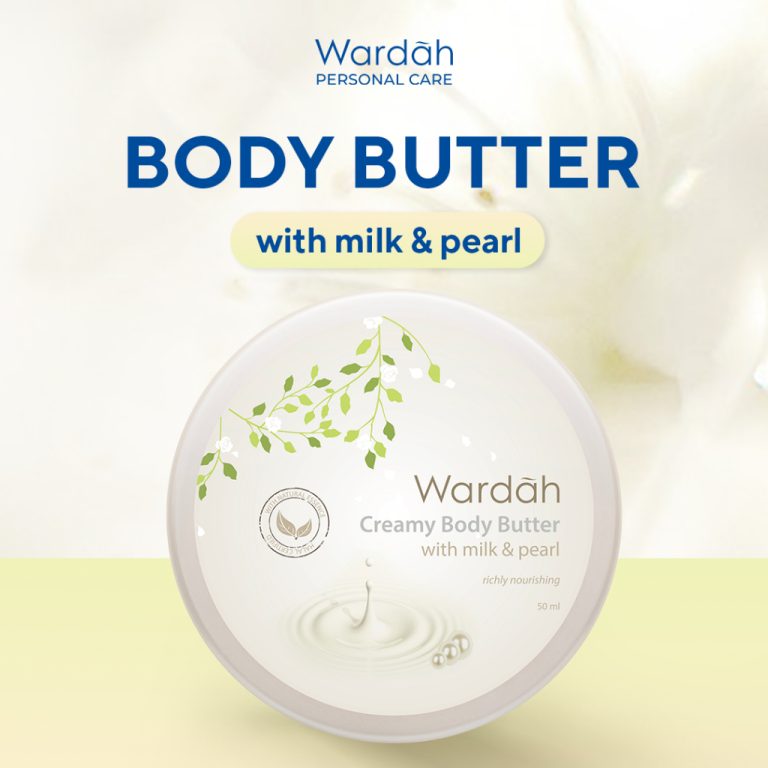Wardah Creamy Body Butter with milk&pearl 50 ml