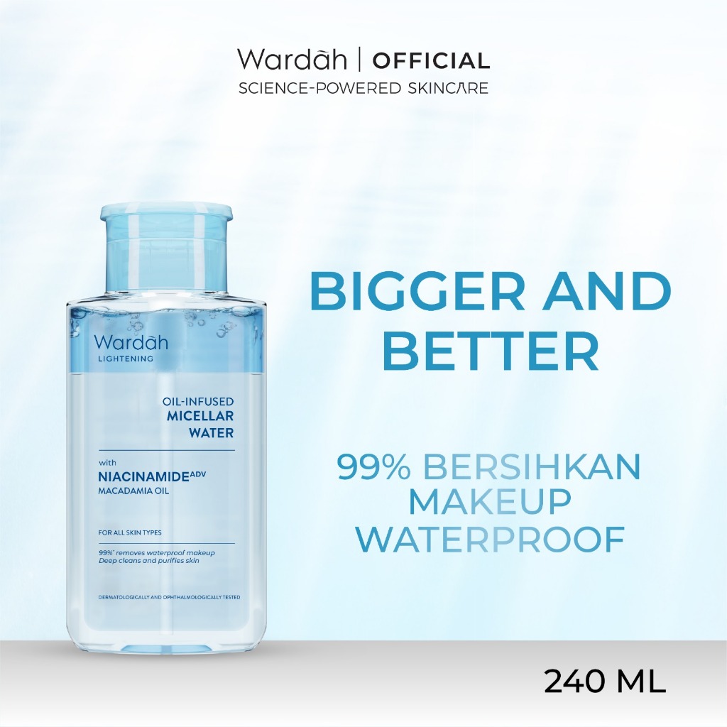 Wardah Lightening Oil Infused Micellar Water 240 ml