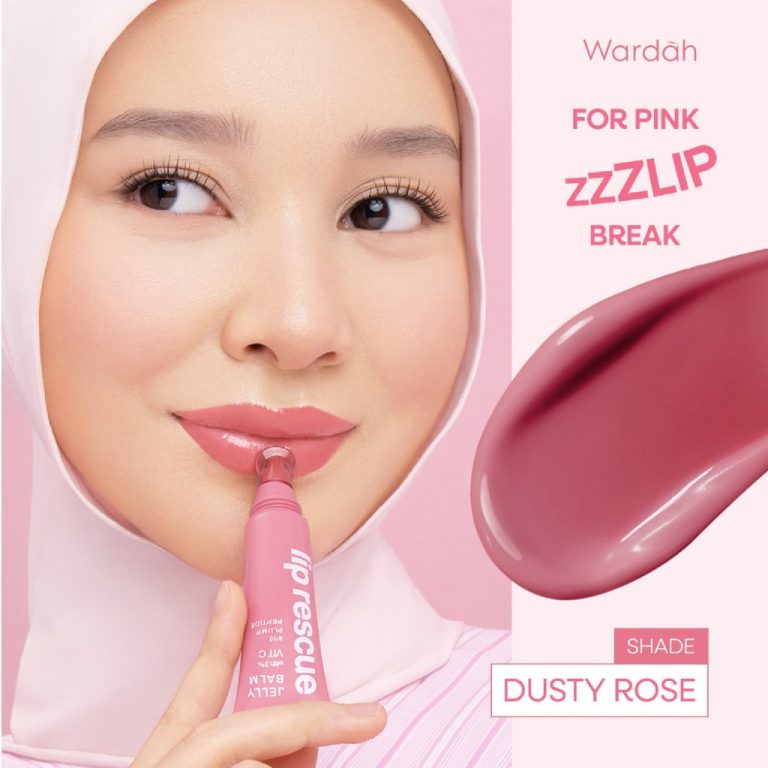 Wardah Lip Rescue Jelly Balm Dusty Rose 9g