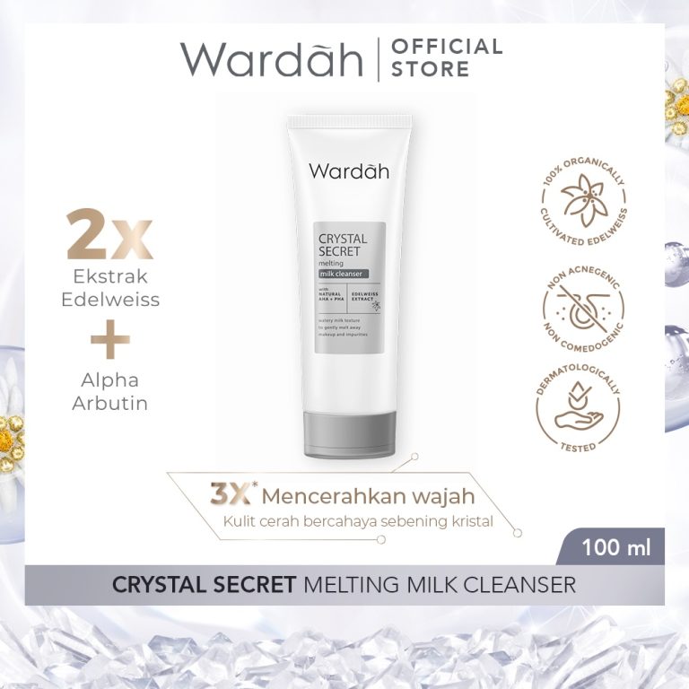 Wardah Crystal Secret Melting Milk Cleanser 100ml