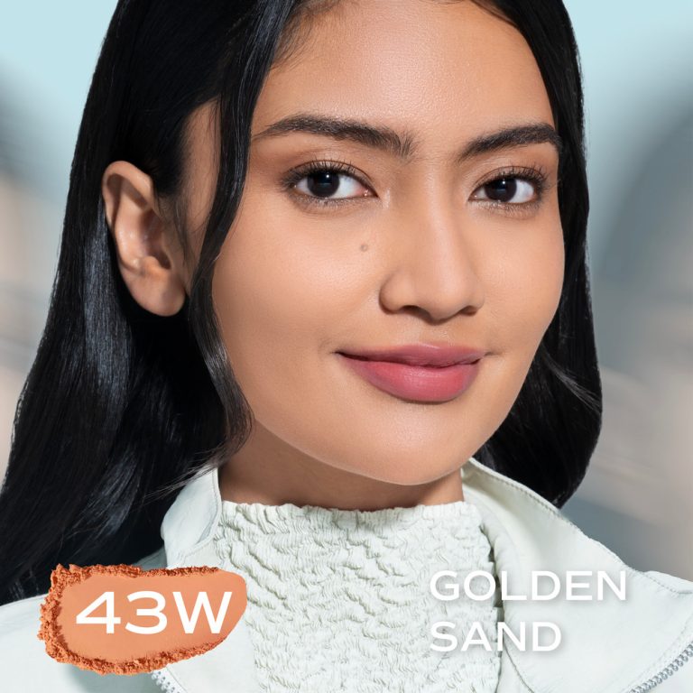 Wardah Colorfit Velvet Powder Foundation 43W Golden Sand 11 g