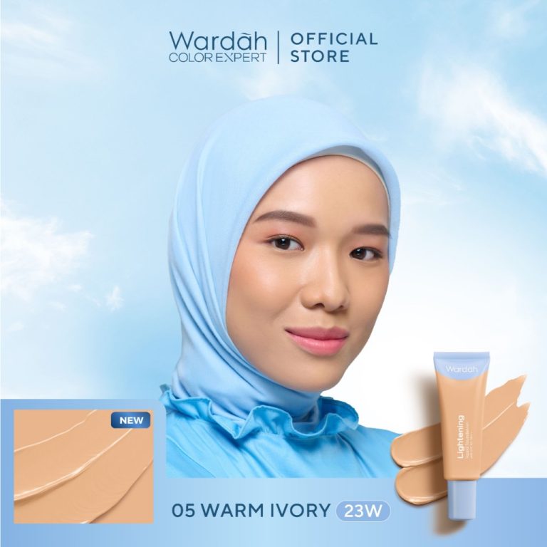 Wardah Lightening Liquid Foundation 05 Warm Ivory 25 ml (Blister)