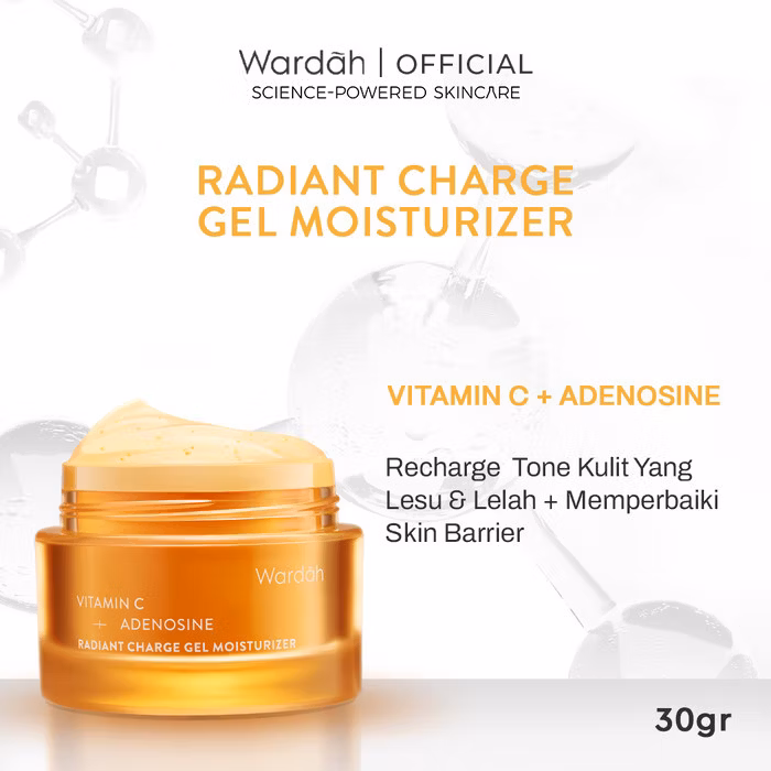 Wardah vitamin C – Adenosine Radiant Charge Gel Moisturizer 30gr