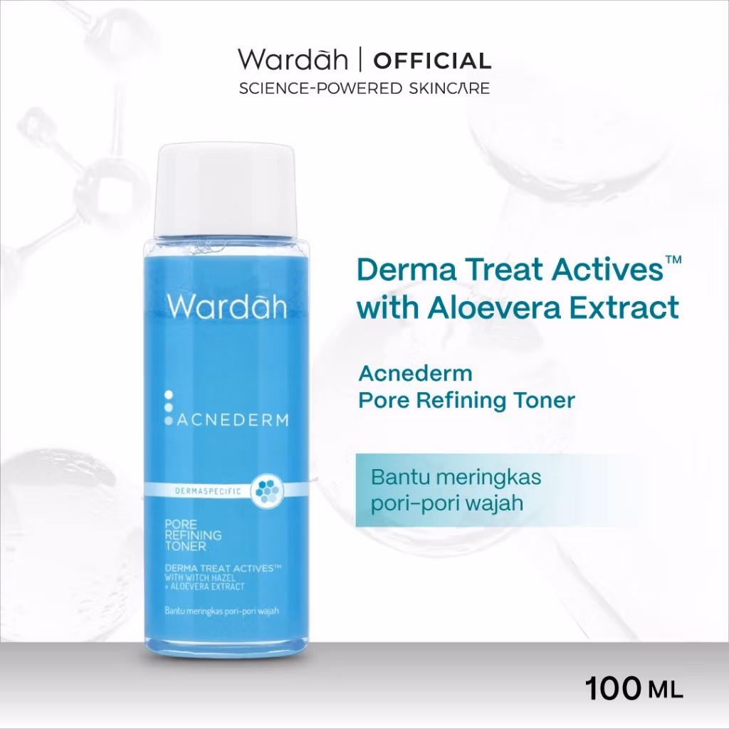Wardah Acnederm Pore Refining Toner 100 ml (Pc(s))