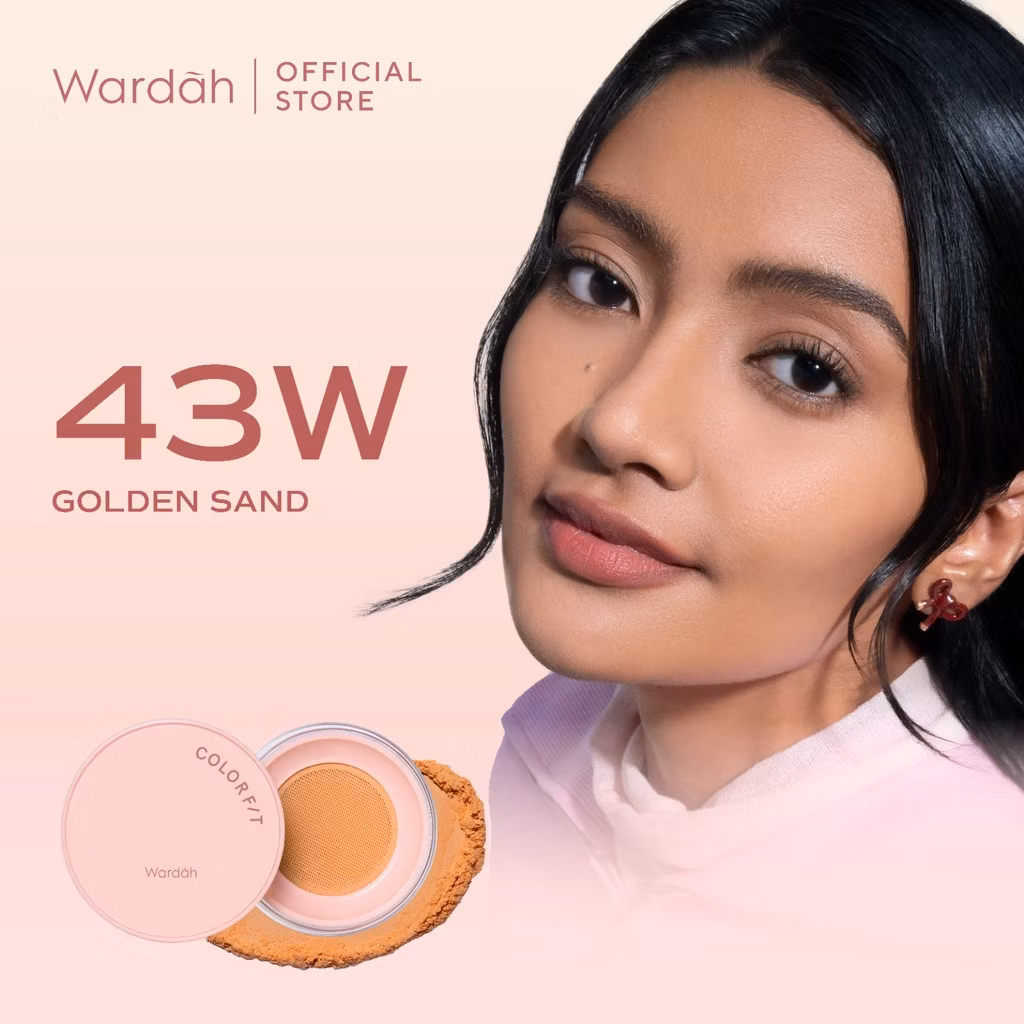 Wardah Colorfit Mattifying Powder 43W Golden Sand 15 g
