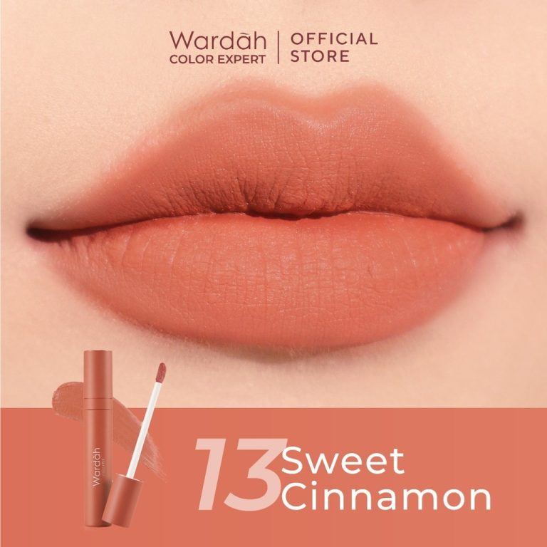Wardah Colorfit Velvet Matte Lip Mousse 13 Sweet Cinnamon 4 g
