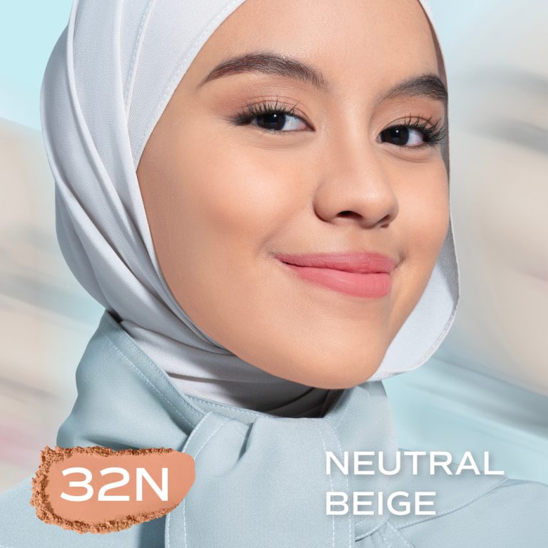 Wardah Colorfit Velvet Powder Foundation 32N Neutral Beige 11 g
