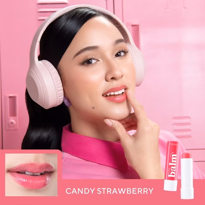 Wardah Everyday Fruity Sheer Lip Balm Strawberry 4 g