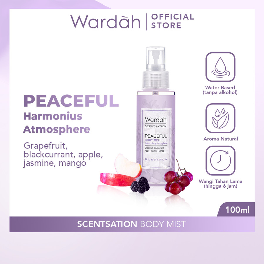 Wardah Scentsation Peaceful Body Mist 100 ml (Pc(s))