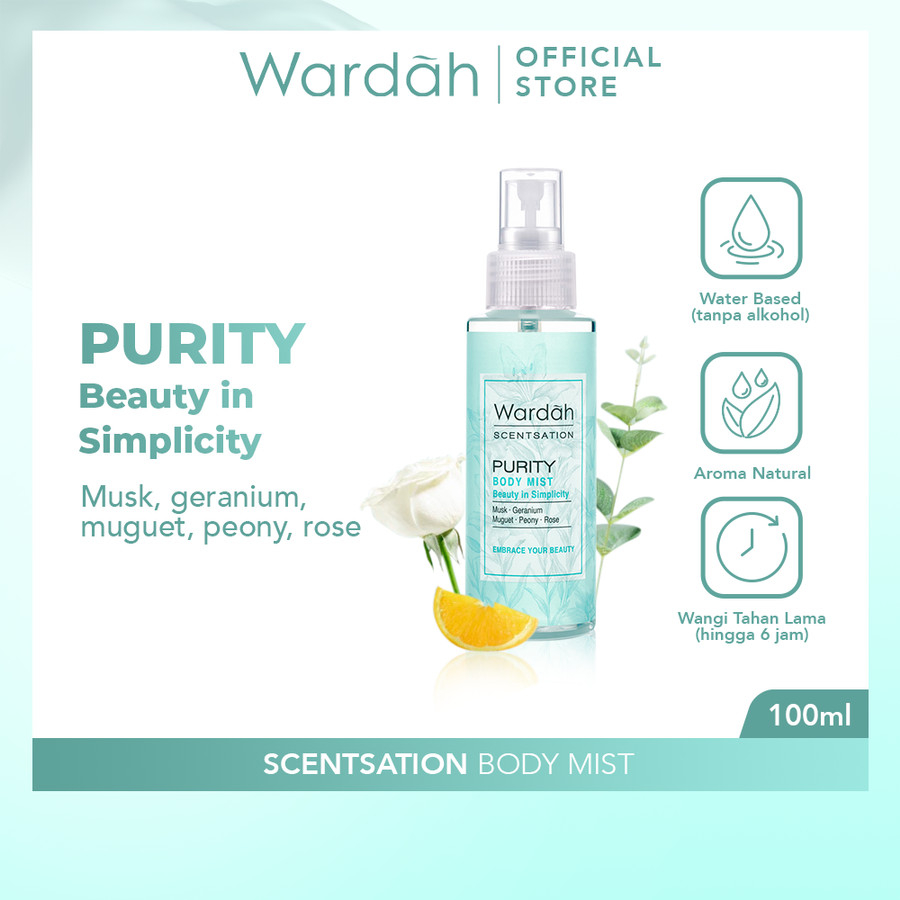 Wardah Scentsation Purity Body Mist 100 ml (Pc(s))