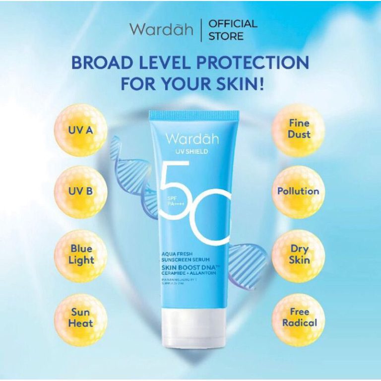 Wardah UV Shield Aqua Fresh Essence SPF 50 30 ml