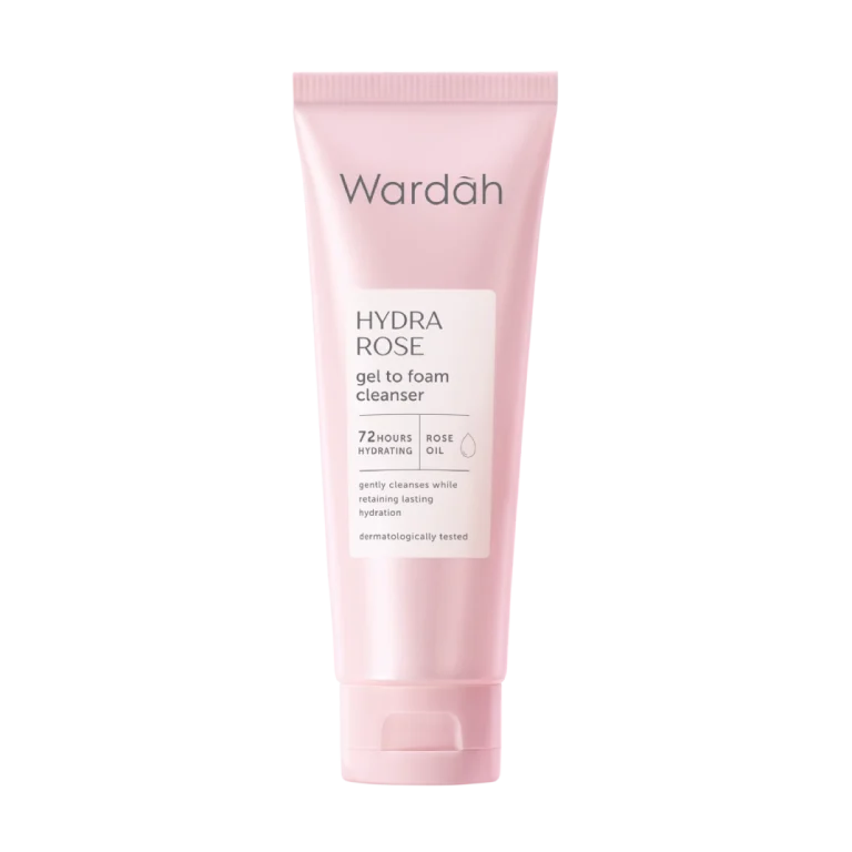 Wardah Hydra Rose Gel To Foam Cleanser 100ml